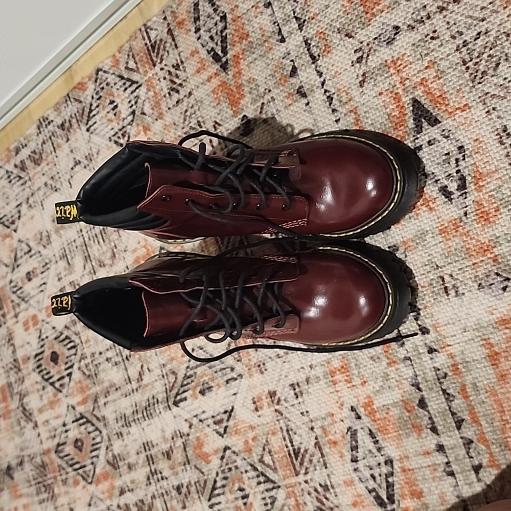 Dr. Martens Red Heeled Boots